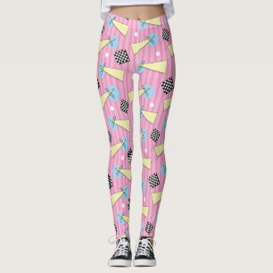 Leggings Yoga do estilo Synthwave/Vaporwave