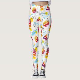 Leggings Yoga do estilo Synthwave/Vaporwave