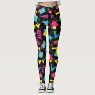 Leggings Yoga do estilo Synthwave/Vaporwave
