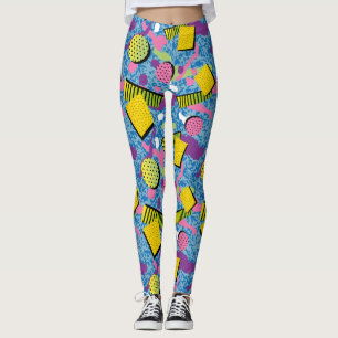 Leggings Yoga do estilo Synthwave/Vaporwave