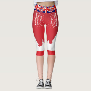 Leggins, bandeira engraçada Reino Unido   Leggings