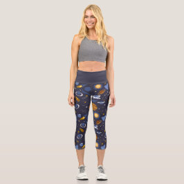 Leggins Capri yoga colección Animals Outer Space