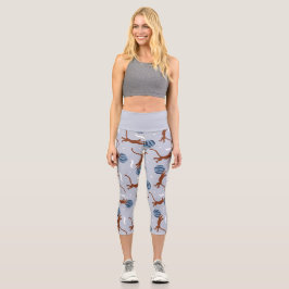 Leggins Capri yoga colección Animals Outer Space