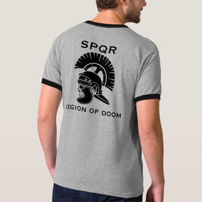 Legião de SPQR de camisa da desgraça (Verso)