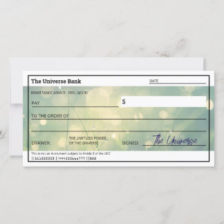 Lei de Atração do Cartão Plano de Verificação de A