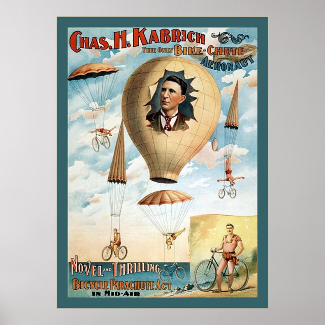 Lei de Paraquedas de Bicicleta ~ Poster de Desempe (Frente)