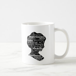 Leia a caneca do cameo de Jane Austen