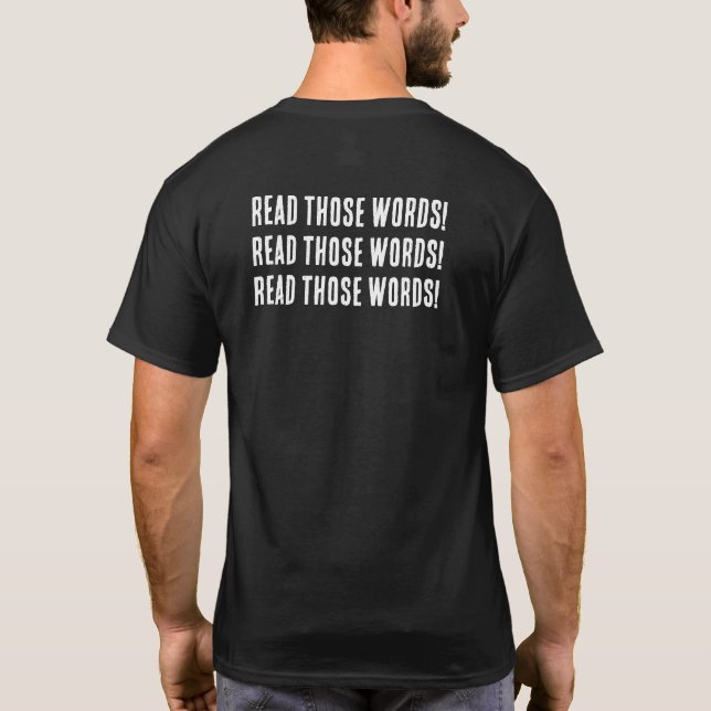 Leia Essas Palavras! - Camiseta Unisex LA (Verso)