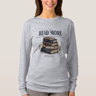 Leia Mais Camiseta Manga Longa Amante de Livros Pe