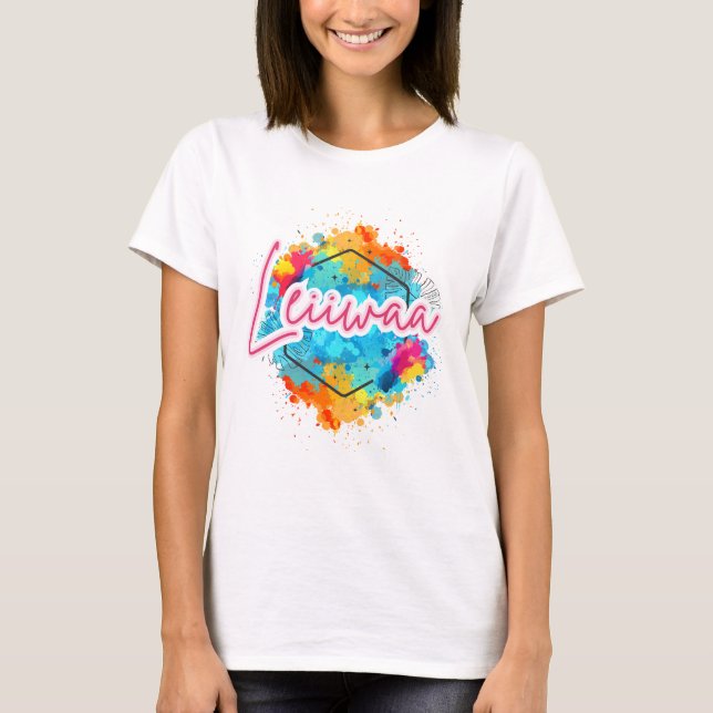 LEIIWAA – Sou o Projeto | Camiseta Ousada da Ilha (Frente)