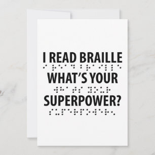 Leio Braille Qual é o seu superpoder
