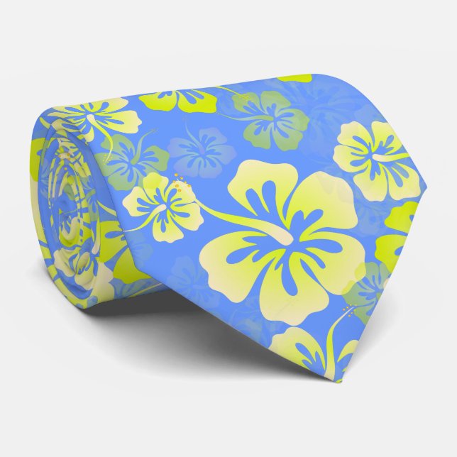 Leis de Hibisco / Gravata Havaiana / Floral Tropic (Rolled)