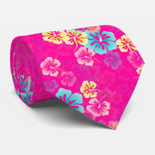 Leis de Hibisco/ Gravata Havaiana/ Tropical/ fundo