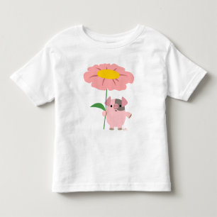 Leitão com um t-shirt (cor-de-rosa) das crianças