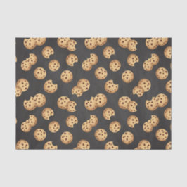 Leite e biscoitos Papel para tecidos de aniversári