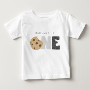 Leite e Cookies Primeiro Aniversário Camiseta do B