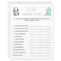 Leite Pense no Jogo Rápido