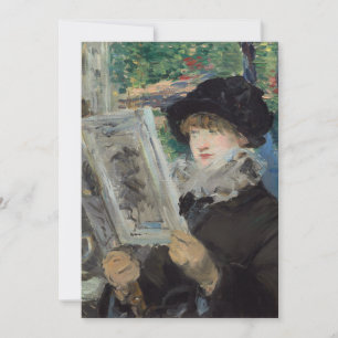 Leitura de Mulher   Édouard Manet