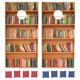 Leitura do worm da biblioteca de livros da estante