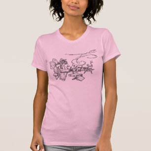 Leitura e de volta à escola Camisa de Faerie
