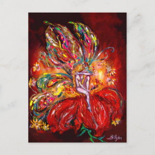 LEITURA EM VERMELHO, cartão postal