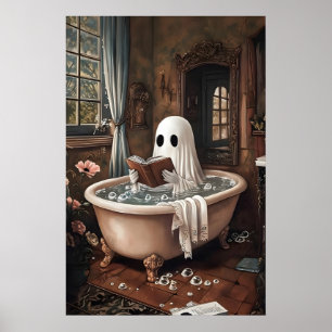 Leitura Fantasma Livro Toma Uma Impressão de Banhe