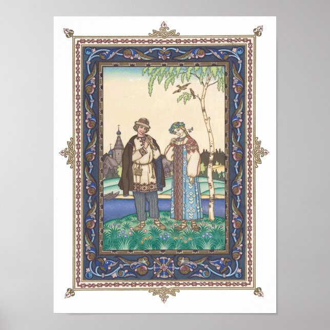 Lel & Snegurochka - Poster do folktale russo (Frente)