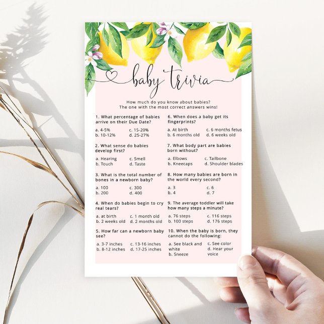 Lema cor-de-rosa Jogo de chá de fraldas Bebê (Criador carregado)