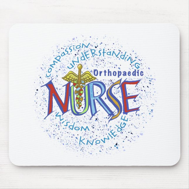 Lema da Enfermeira Ortopédica mousepad (Frente)