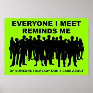 Lembra-me que não me importo com o Poster