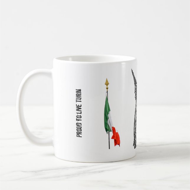 Lembrança da caneca de Turin (Italia) (Esquerda)