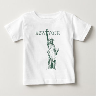Lembrança da estátua da liberdade da camisa NYC 