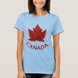 Lembrança da folha de bordo de Canadá do t-shirt