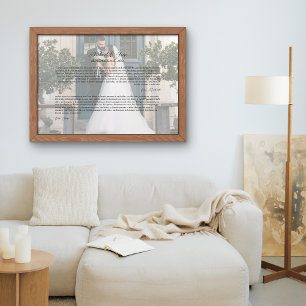 Lembrança de Fotos de Votos de Casamento Personali