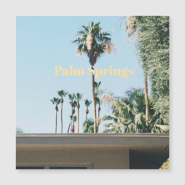 Lembrança de Viagem de Palm Springs (Frente)