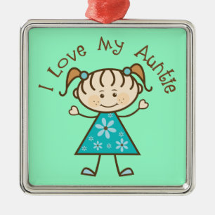 Lembrança do Auntie ornamento da tia Presente Eu