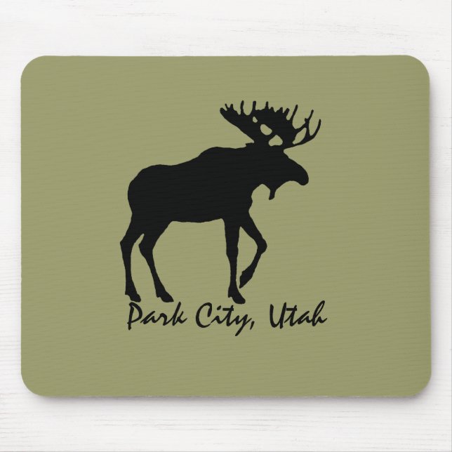 Lembrança Mousepad dos alces de Park City (Frente)