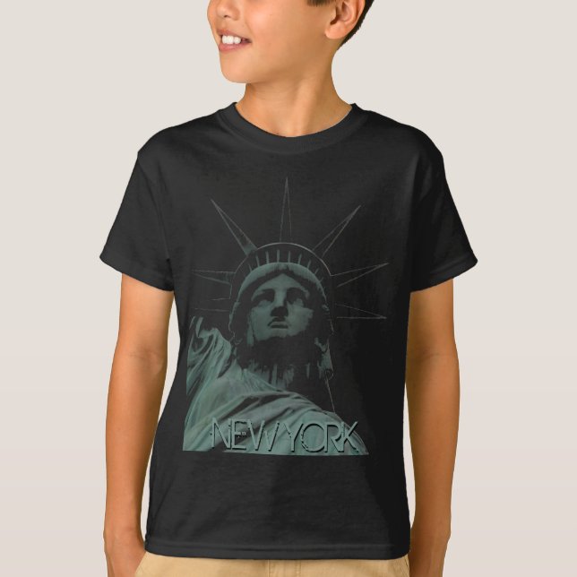 Lembranças da camisa de New York do t-shirt da (Frente)
