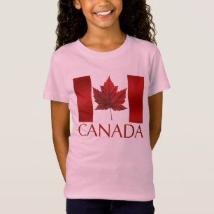 Lembranças do Canadá do miúdo do t-shirt da men