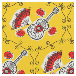 Lembranças espanholas estampa pequena em tecido