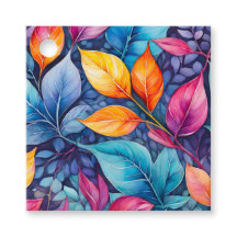 Etiquetas Coloridas para Presente de Arte Botânica