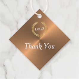 Lembrancinhas Etiquetas de fixação de cobre para a empresa de lo