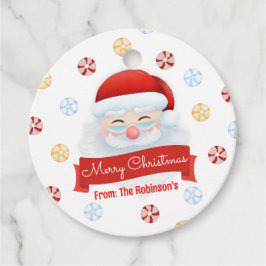 Lembrancinhas Etiquetas de presentes de Natal para Papais noeis 