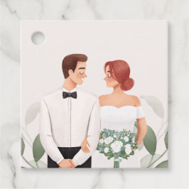 Lembrancinhas Etiquetas elegantes para lembranças de casamento