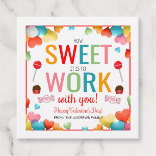 Lembrancinhas Etiquetas para presentes do Colaborador de dias de