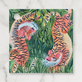 Lembrancinhas Etiquetas para presentes tigres