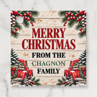 Lembrancinhas Etiquetas Personalizadas para Favoritos de Natal