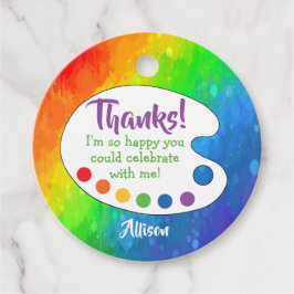 Lembrancinhas Favoritos para festas de arte | Etiquetas de Favor