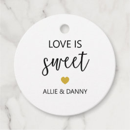 Lembrancinhas O amor é as Etiquetas Doce para Presente, Casament