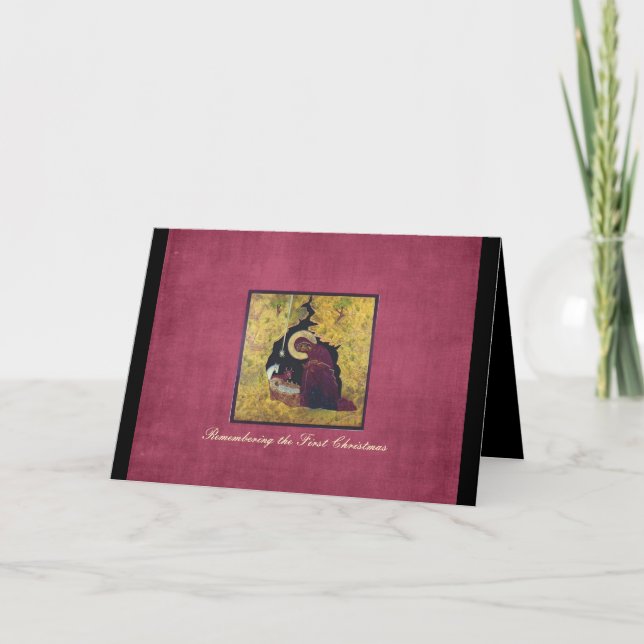 Lembrar cartão de saudação de Natal (Frente)